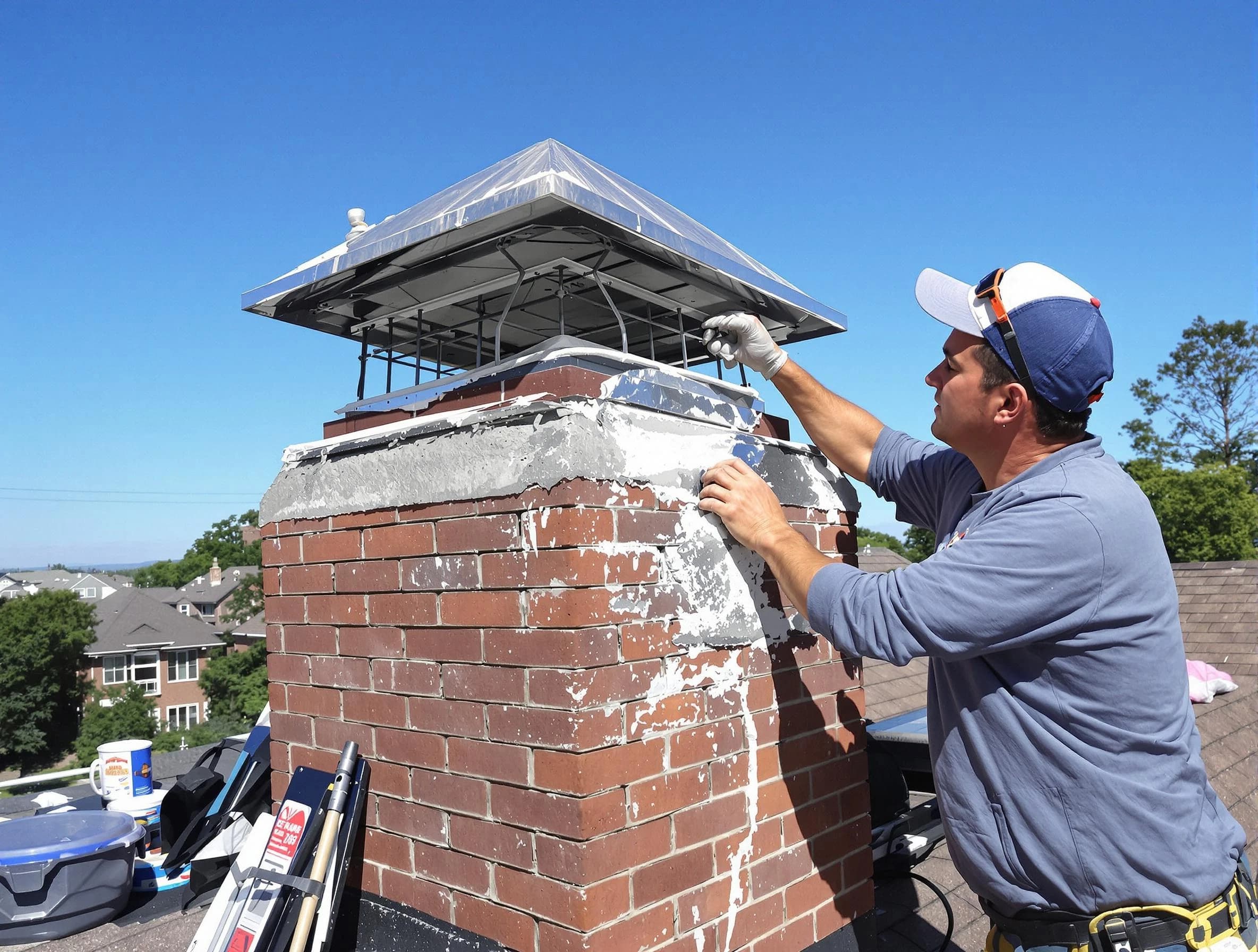 Chimney Crown Services service in Columbine, CO